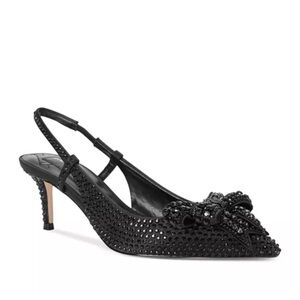Kurt Geiger London Belgravia Court Bow Embellished Slingbacks - Size 8 (UK 38…